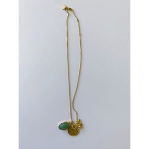 Stella & Dot Gold Charm Necklace